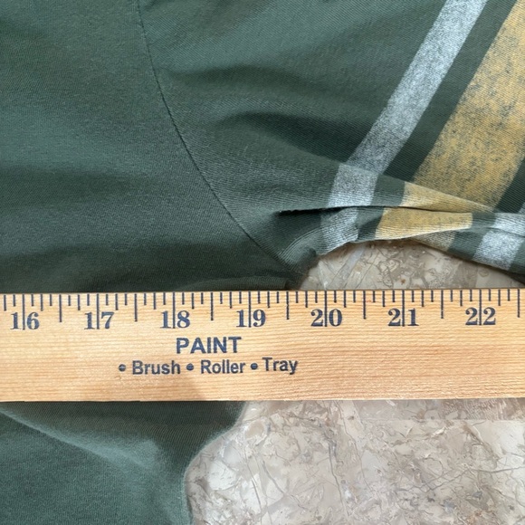 ‘47 Brand Green Bay Packers Long Sleeve Tee Women’s XL – V-Neck Football Top - Picture 6 of 7